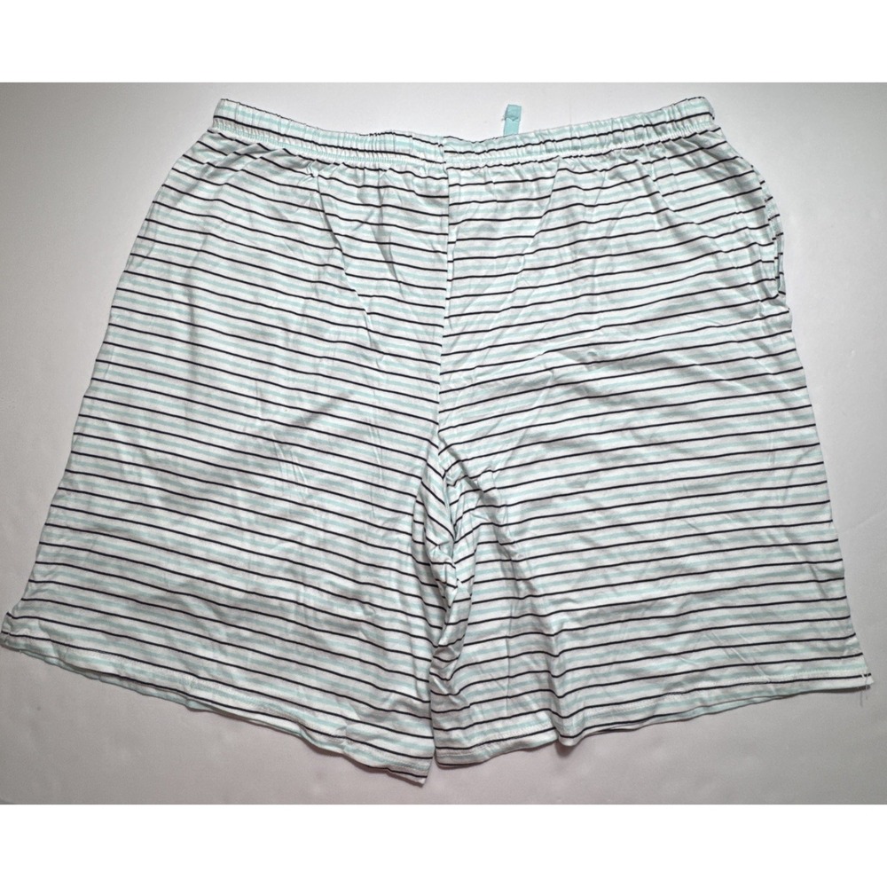 Carole Hochman Womens‎ Blue White Striped Cotton Pajama Shorts Medium ZCH97720 - Picture 2 of 7